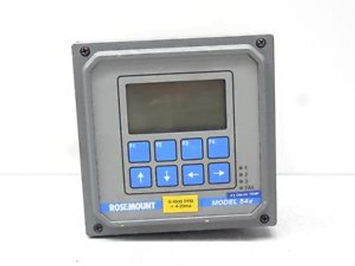 RX-2320, ROSEMOUNT ANALYTICAL 54EA-01-09 CONDUCTIVITY ANALYZER CONTROLLER