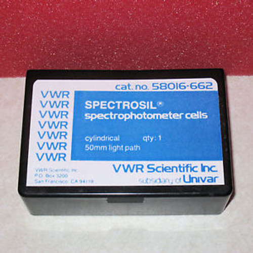 VWR Cylindrical Spectrophotometer Cell far UV (cell 58016-662 is now 414004-073)