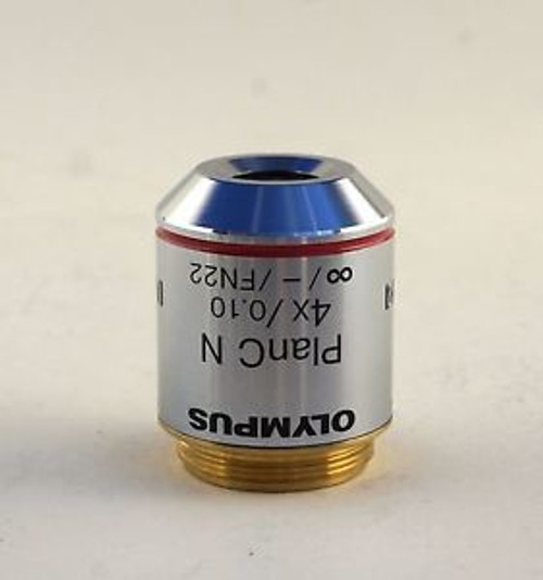 OLYMPUS PlanC N 4X/0,10 oo/- MICROSCOPE OBJECTIVE