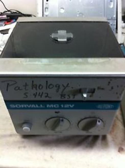 SORVALL MC-12V BENCHTOP MICROCENTRIFUGE W FA-MICRO 1.5 ML AUTOCLAVABLE ROTOR