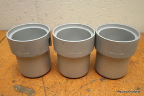 LOT OF 3 IEC CENTRIFUGE SWING ROTOR BUCKET TUBE INSERT CAT 50738 263.0 GMS