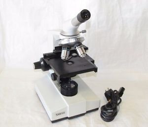 Vintage Unitron Microscope XSB 221 Objective Lenses HKW 10X PL100