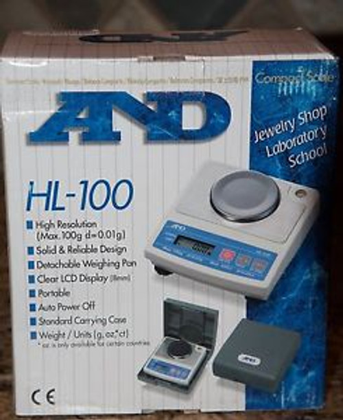 A&D Weighing Scales HL-100 Compact scales (G,OZ,CT)