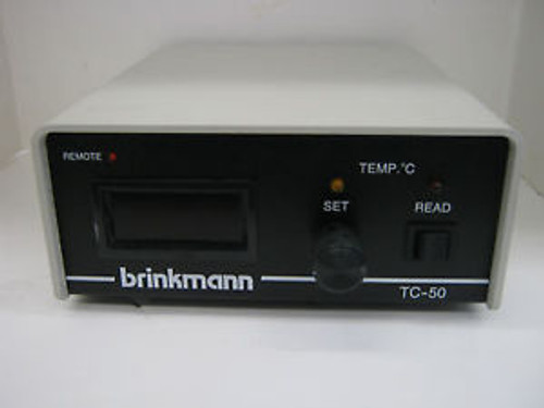 METROHM BRINKMANN TC-50 TEMPERATURE CONTROLLER S/N A05620HTA