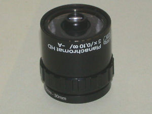 ZEISS Planachromat HD 5x/0.10 EPI objective,30mm thread,excl. condition