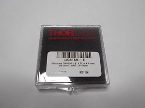 Thorlabs C036TME-E f=4.0 mm, NA=0.56, Mounted Geltech Aspheric Lens, AR:3-5um