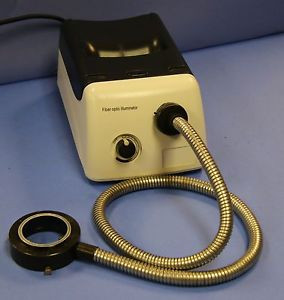 (1) Used Opti-Vision MA311101 Fiber Optic Illuminator With MA321101 Ring Light 5