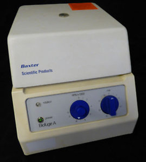 BAXTER SCIENTIFIC / HERAEUS 1217 BIOFUGE A 120 VAC WITH 24 PLACE ROTOR