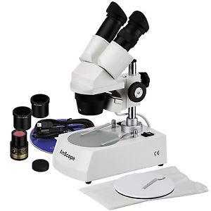 AmScope SE306-A-E 20X-40X Binocular Stereo Dissecting Microscope with USB Camera