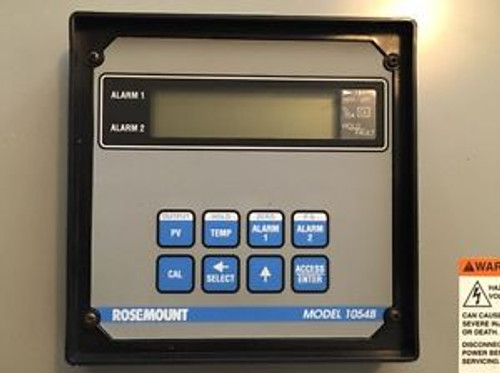 ROSEMOUNT 1054BC-02 1054B CONDUCTIVITY MICROPROCESSOR ANALYZER IN ENCLOSURE