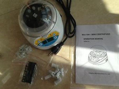 New Mini Centrifuge Mini-10K+ 3000~10000rpm 1000~7500g