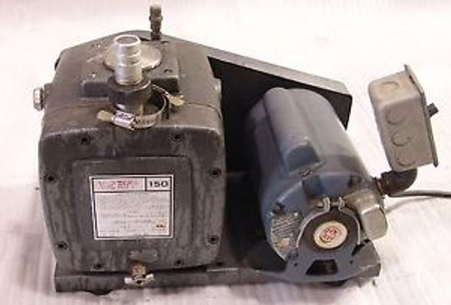 Vacuum pump, vactorr 150, cat 69151  3/4hp 115 vac used
