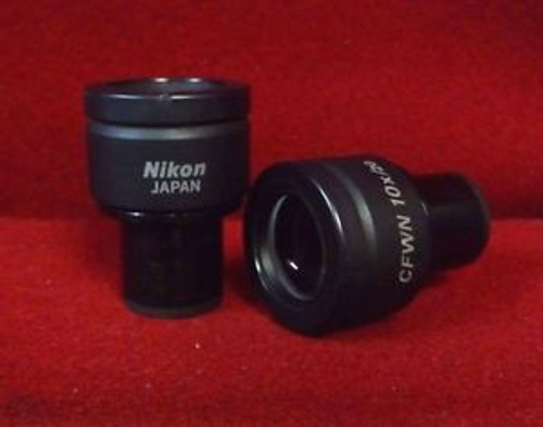 Pair Nikon CFWN 10x/20 Microscope Eyepieces --6490