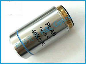 NEW Microscope objective PLAN 40X / 0.65 ?/0.17 Infinity for Olympus #N51