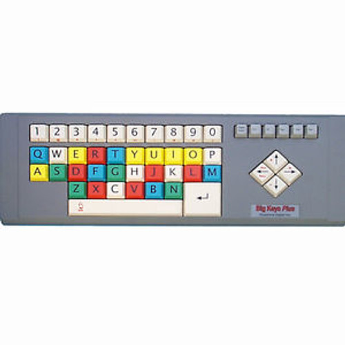 Big Keys Plus - Color/QWERTY Computer Keyboard