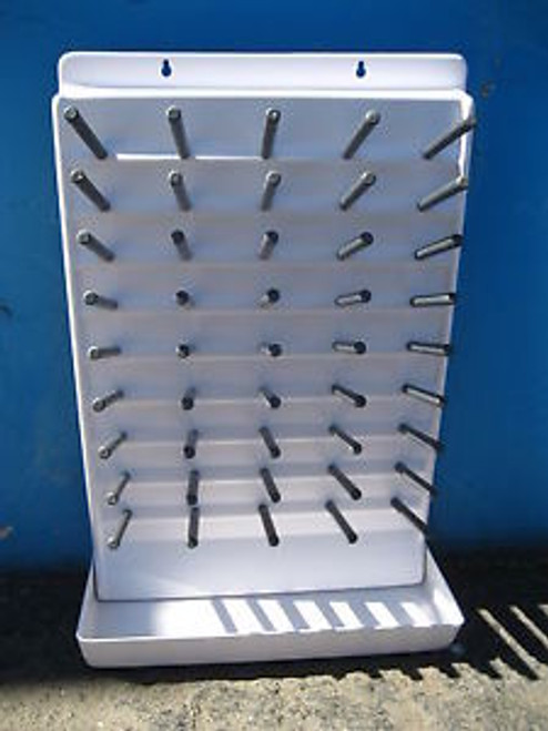 Bell Plastics Bottle Drying Rack Drain 45 Peg Board Lab Glassware Dryer Pegboard