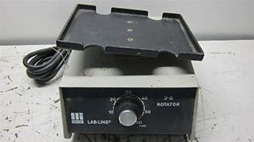 Lab-Line Model 4630 3-D Rotator Mixer Working Good Condition