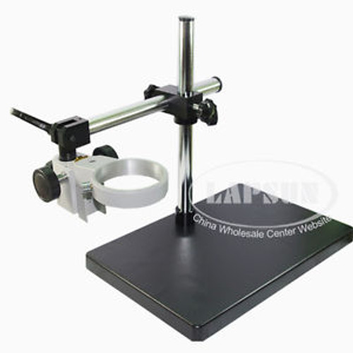 Dual Arm Heavy Duty Boom?áLarge Stereo Table Stand 85mm 76mm Ring F Microscope US