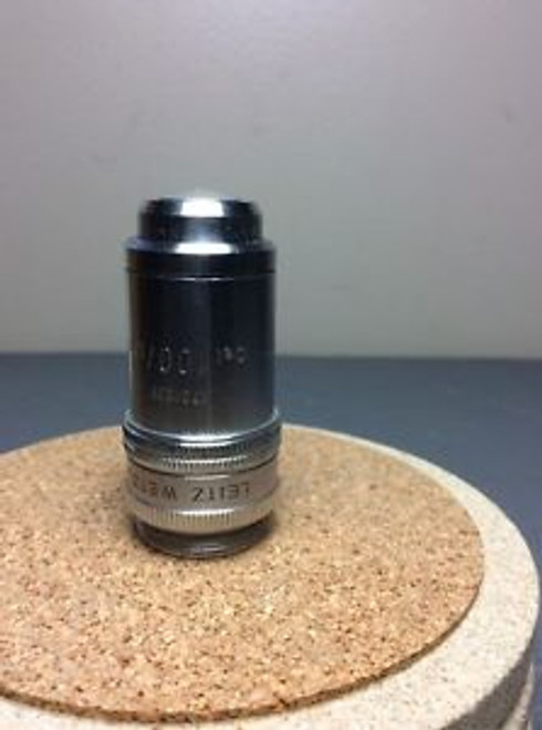 LEITZ WETZLAR Germany PLEZY Microscope Objective Oel 100x/1.30 170/0.17 A381642