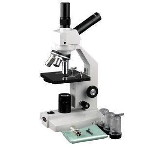 AmScope D120 Dual-View Compound Microscope 40x-1000x