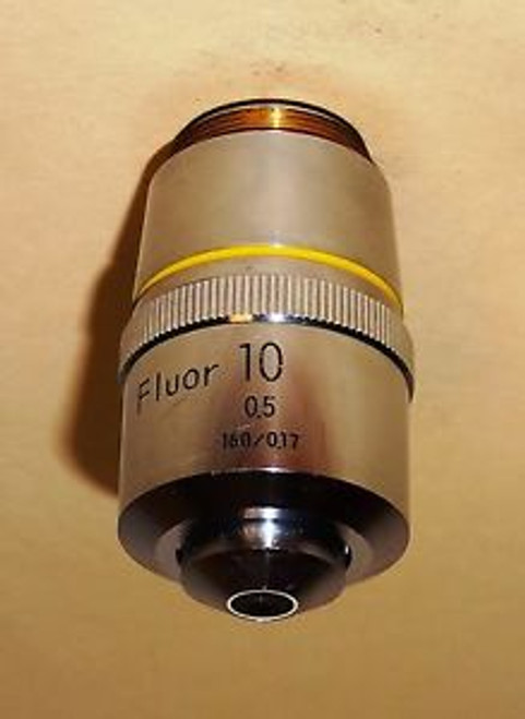 Nikon 10X Fluor  Microscope Objective for 160mm TL scope