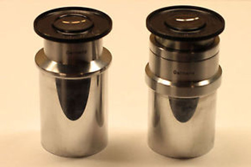 Pair of Ernst Leitz Wetzlar A10 microscope eyepieces: great condition