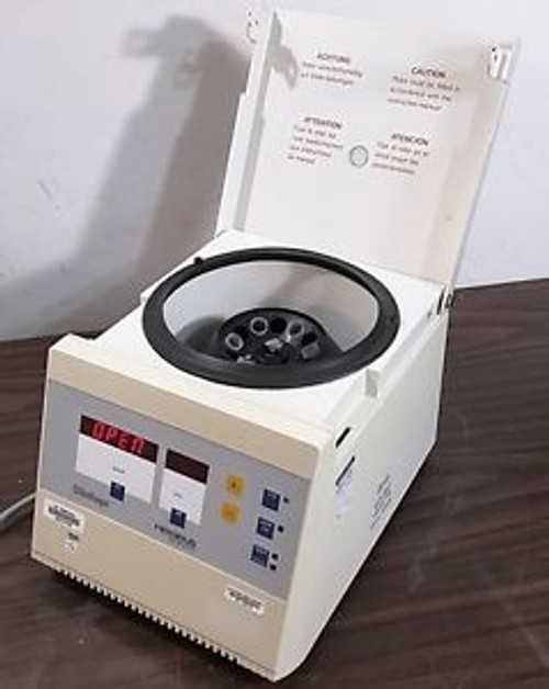 BAXTER ABBOTT HERAEUS CLINIFUGE 3538 CENTRIFUGE + 3760 ROTOR TESTED WORKING!