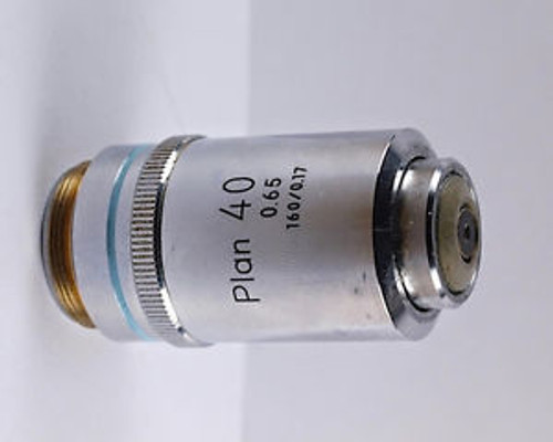 Nikon Plan 40x/.65 160mm TL Microscope Objective