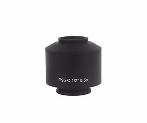 0.5X FIXED PARFOCAL C-MOUNT ADAPTER FOR ZEISS TRINOCULAR PHOTOTUBE MICROSCOPES