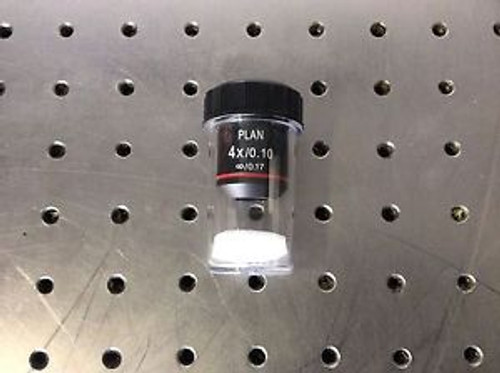 Microscope Objective Lens PLAN 4x/0.10  /0.17 #AMPF-OP004
