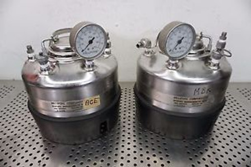 Millipore/Alloy 100 PSI Stainless Steel pressure vessel XX6700P05