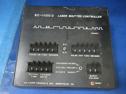 nm LASER PRODUCTS INC., SC-1100 D Laser Shutter Controller