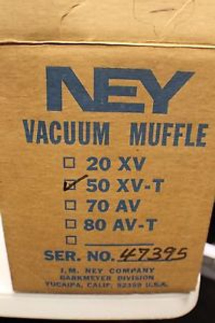 NEY VACUUM MUFFLE - Good condition  50 XV-T    serial no 47395