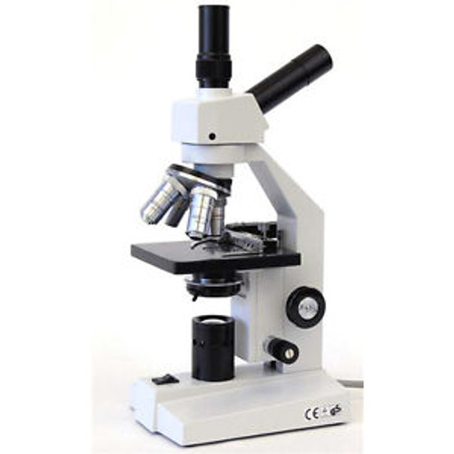 AmScope D120A-MS 40x-1600x Dual-View Compound Microscope with Mechanical Stage