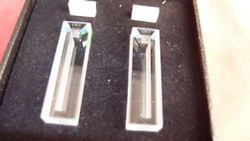1 pr UV-vis quartz spectrophotemetry cell Hellma QS 1ml 10mm path clear type 104