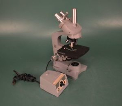 AO American Optical Spencer Microscope w/ Objectives and Power Supply