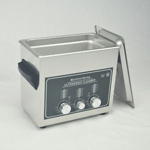 8MIL New 220V Stainless Steel 3L Industry Heated Ultrasonic Cleaner Heater Timer