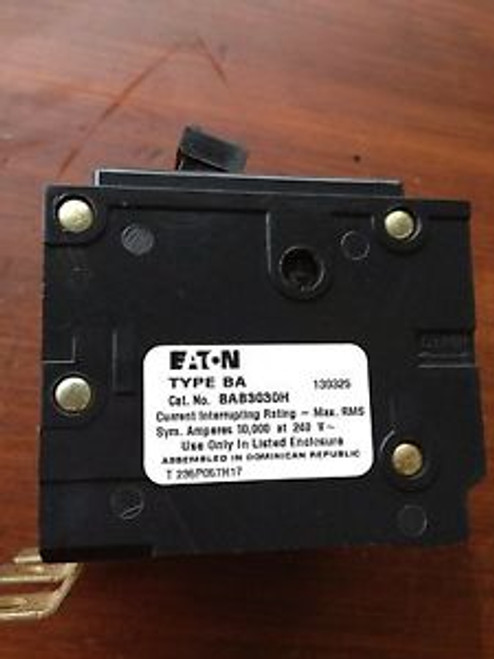 CUTLER HAMMER EATON CIRCUIT BREAKER CAT# BAB3030H 3 POLE 30 AMP New WITHOUT BOX