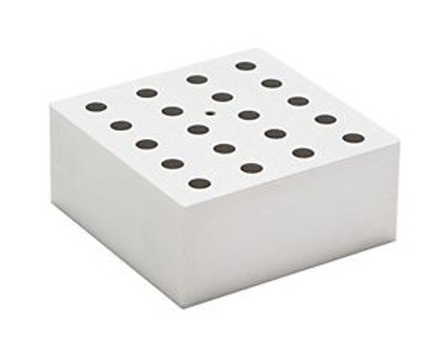 Dynalon DQ-02-02B Aluminum Block for DynaQube Cooling Device, Holds 20 x 0.2m...