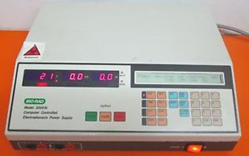 BIO-RAD MODEL 3000XI COMPUTER CONTROLLED ELECTROPHORESIS POWER SUPPLY