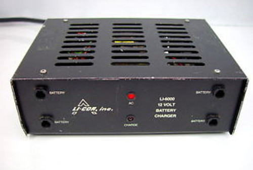LI-COR LI-6020 Gas Analyzer 12 Volt Lead-Acid Battery Charger 12V LI-6000