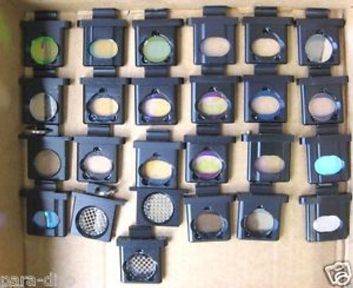 DICHROIC MIRROR FILTERS  25 pcs. lot. With holder