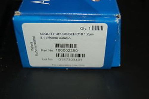 Waters Acquity UPLC  HPLC column BEH C18 1.7 um 2.1x50 mm  LN 186002350