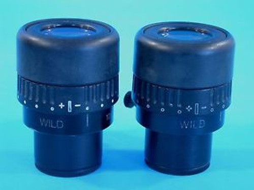 Wild Heerbrugg 445111 10X/21B Pair of Diopter Adjustable Eyepiece Stereoscope