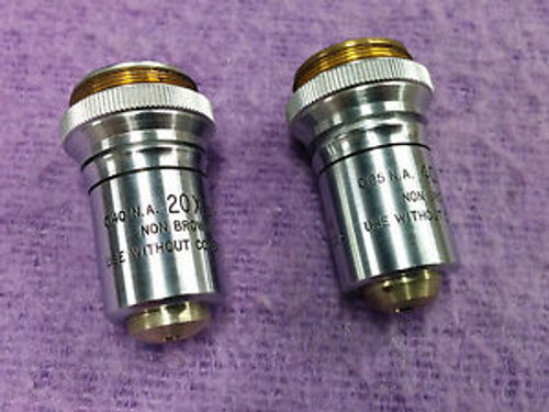 Bausch & Lomb Radiation Hardened Non-Browning Microscope Objective 20X or 40X