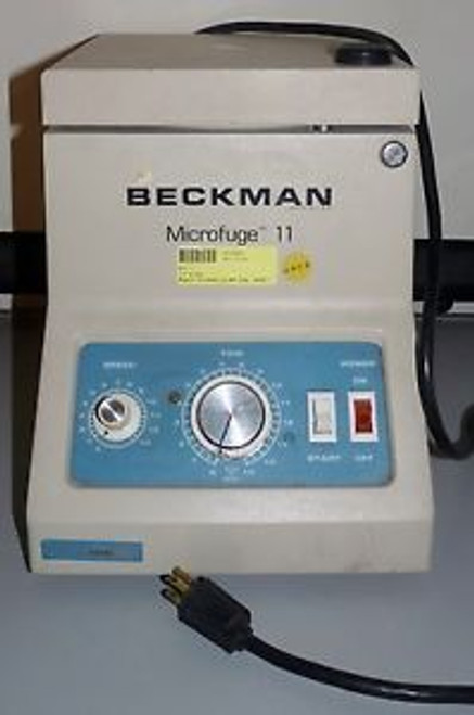 BECKMAN COULTER 343120 MICROFUGE 11 CENTRIFUGE WITH 7-99 ROTOR