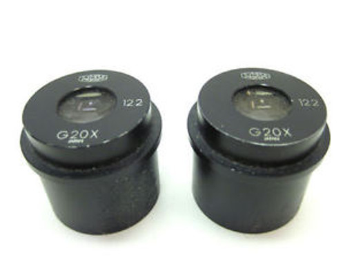 Olympus G20X 12.2 Microscope Eyepieces, Set of 2