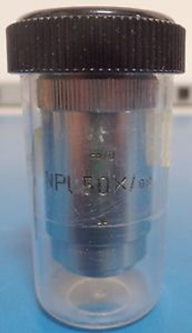 Leitz Wetzlar NPL 50x/0.85 Dry ?/0 Microscope Objective Lens