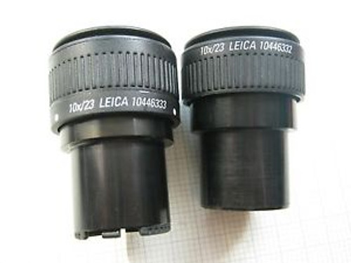 Pair of leica(wild) 10x/23 10446332 focusable eyepieces 30mm Pair of leica(wild) 10x/23 10446332 focusable eyepieces 30mm