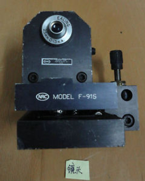 NRC  model F-915 MULTI axis tilt mount + Microscope Objective
